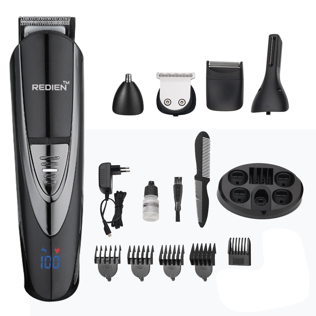 Redien 13in1 men’s grooming kit with water proof and led display RN-8197 (NNZ)