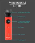 Redien Rn-8161 Men's Electric Beard Trimmer with USB Charging (NNZ)