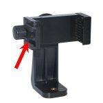 360 Degree Mobile Holder With Cold Shoe Mount For Extra Microphone Or Led Light .fingray