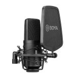 BOYA BY-M1000 Professional Large Diaphragm XLR Condenser Microphone (3 Polar Patterns) - fingray