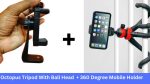 Combo! Octopus Tripod With Ball Head- Best For DSLR Or Smartphone Vlogging & Table Stand