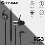 Fantech Scar EG3 3.5mm In-Ear Gaming Earphone Black Color-Fingary