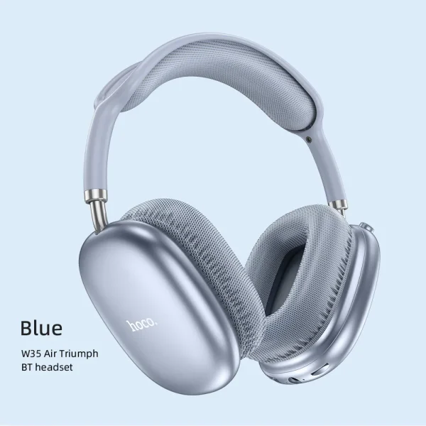 Hoco W35 Air Wireless Headphone- Blue Color