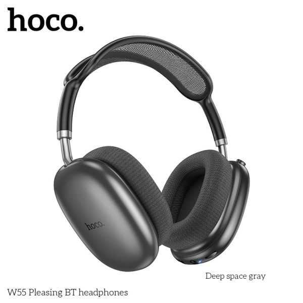 Hoco W55 Wireless Headphones BLACK