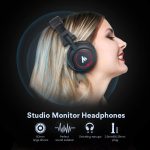 Maono AU-MH501 Professional Studio Monitor Headphone, Over Ear With 50mm Driver For Gaming, DJ, Studio, And Microphone Recording-Fingary1