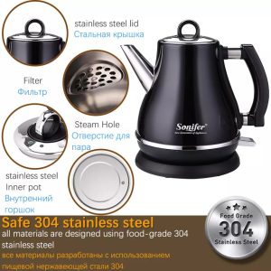 Sonifer SF-2028 1500W Automatic Electric Kettle 1.2L-13