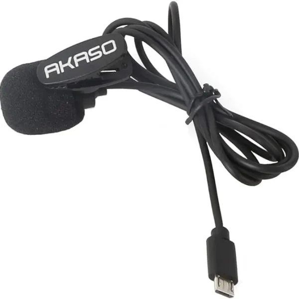 AKASO External Microphone EK7000/ EK7000 Pro/Brave 4//Brave 7 LE/Brave 4 Pro/ V50X/ V50 Elite Action Camera