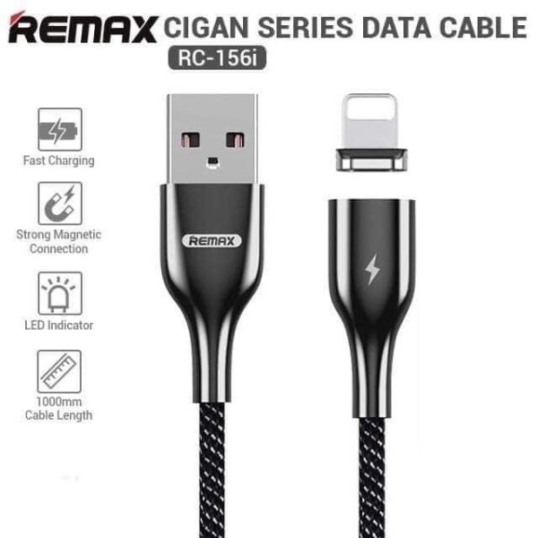 REMAX-RC-156I Magnetic Detachable Cable for iPhone – 1 Meter