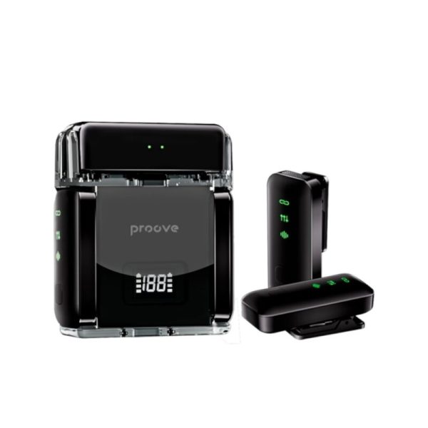 Proove Live Wireless Microphone For Lightning/Type-C – Black