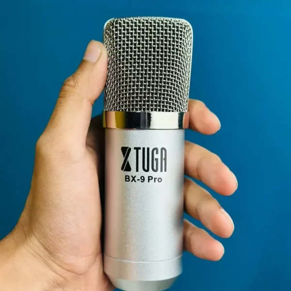 Xtuga BX-9 Pro Condenser Microphone – Silver