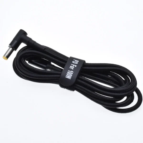 Type-C to DC Cable for Laptop, BLDC Fan, Router etc. (100W, 5.9 feet, Port 55*25)
