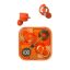 P61 Pro Transparent TWS Earbuds – Orange Color